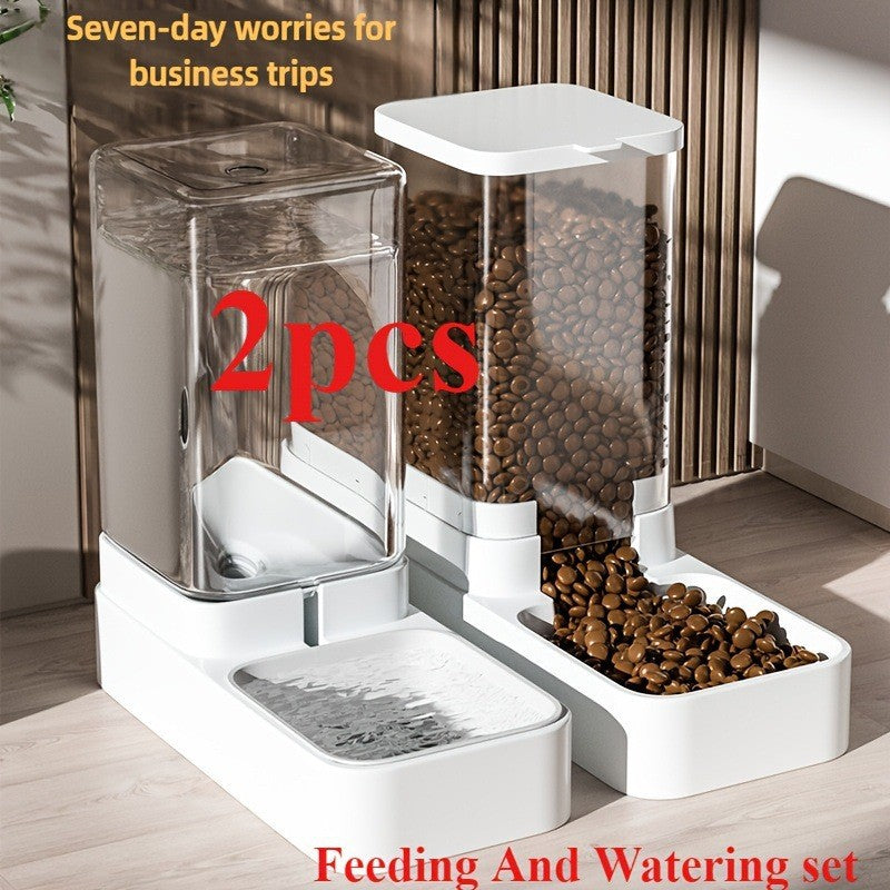 Automatic Pet Food and Water Dispenser