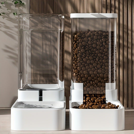 Automatic Pet Food and Water Dispenser