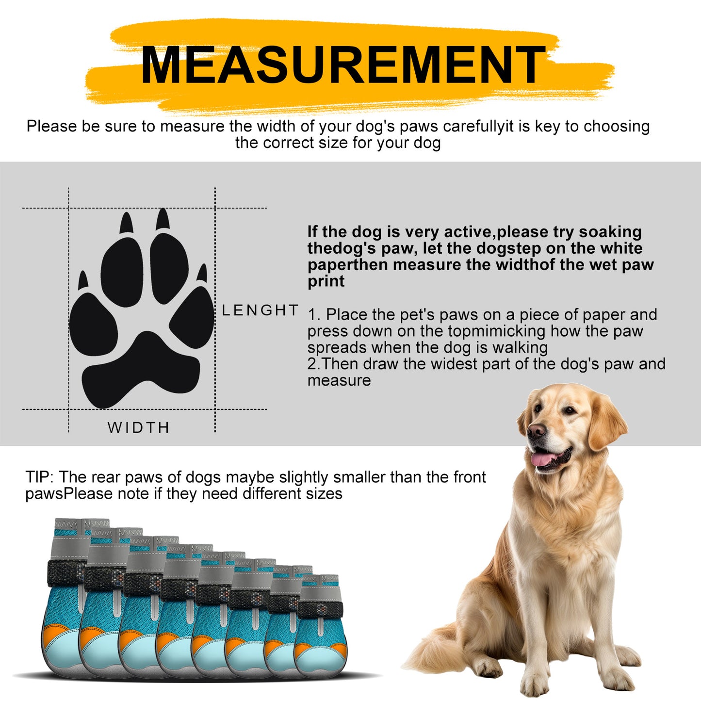Glowing Breathable Dog Shoes