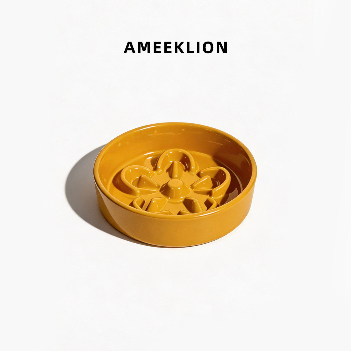 Ceramic Slow Feeder Pet Bowl