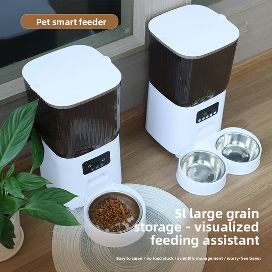 Automatic Pet Feeder with Camera WiFi Food Dispenser