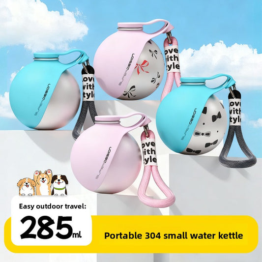 Foldable Stainless Steel Pet Water Bottle