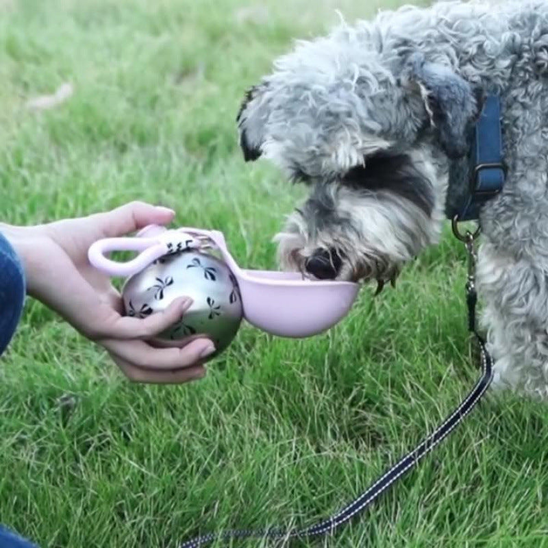 Foldable Stainless Steel Pet Water Bottle