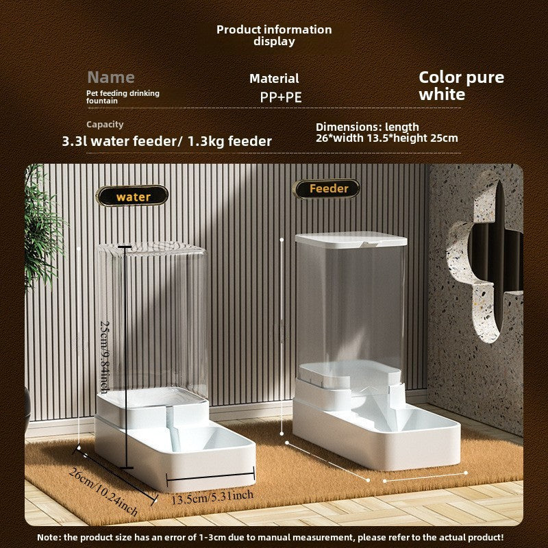 Automatic Pet Food and Water Dispenser