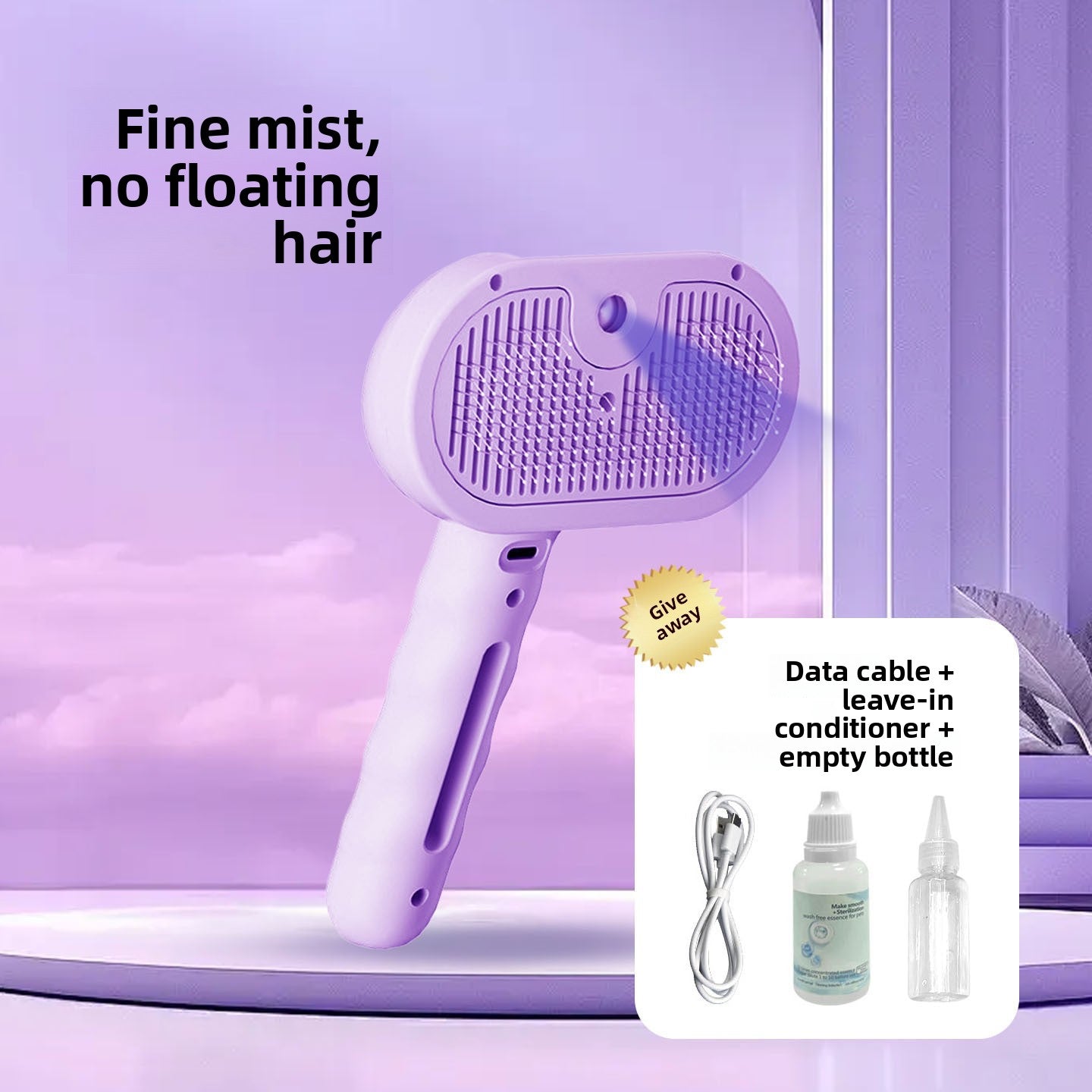 Pet Grooming Spray Comb