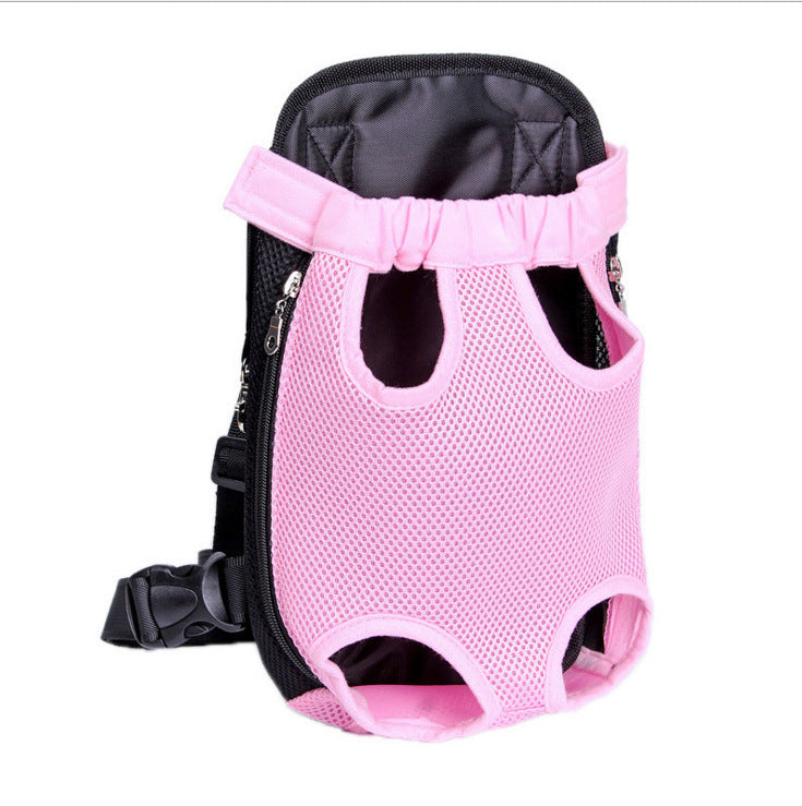 Pet Travel Backpack with Chest Front Bag