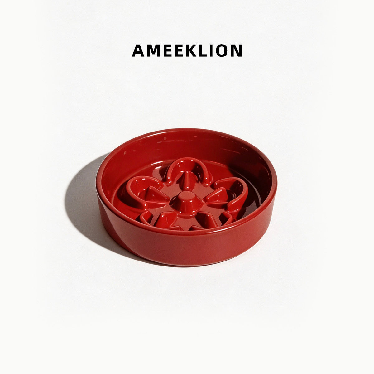 Ceramic Slow Feeder Pet Bowl