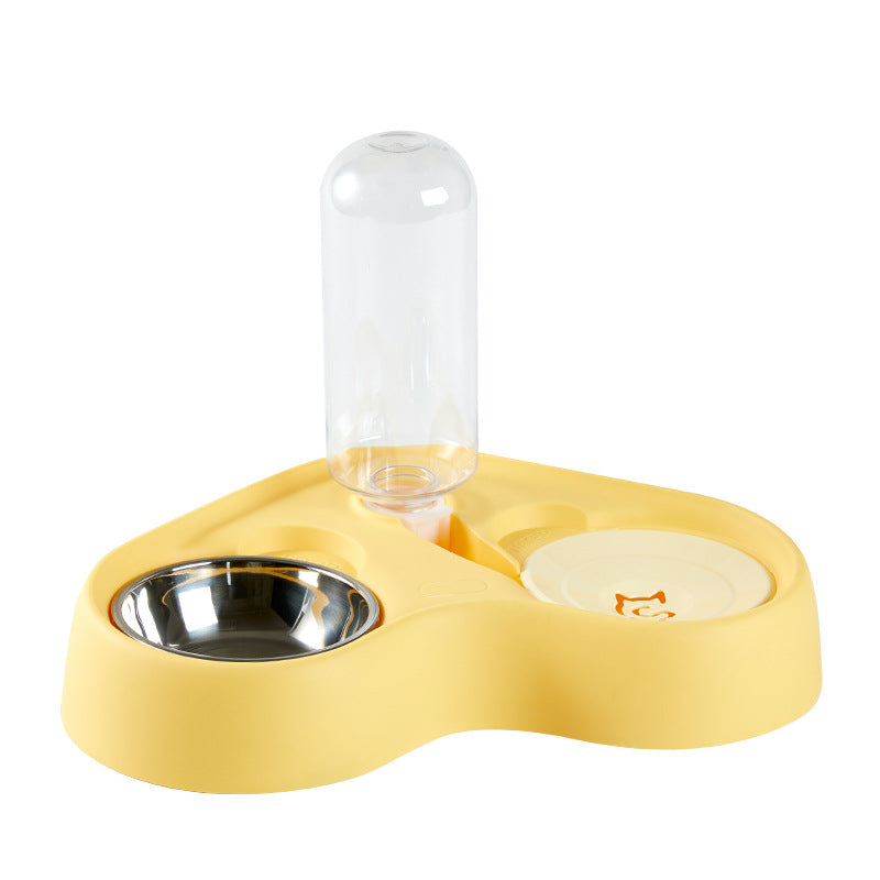 New food integrated two-in-one cat bowl