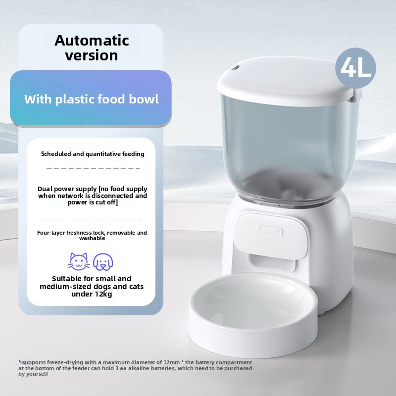 Automatic Pet Feeder with Timer and WiFi Control