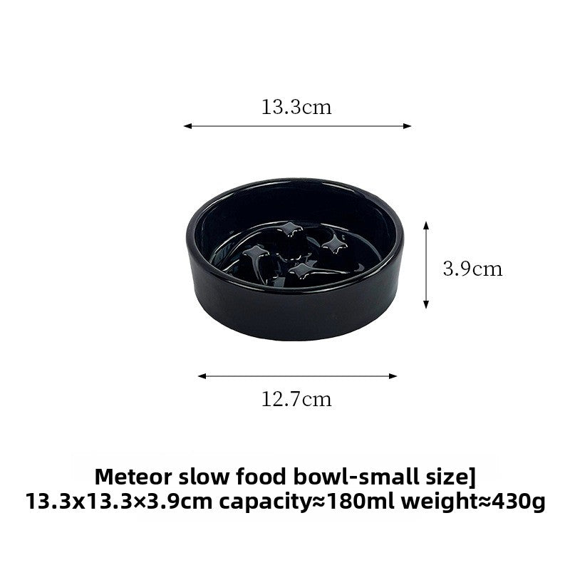Slow-Eating Ceramic Pet Bowl